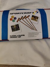 Vintage 2011 Sportcraft 4 Player Croquet Set