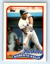 1989 Topps Tiffany  # 691  Roberto Kelly Yankees