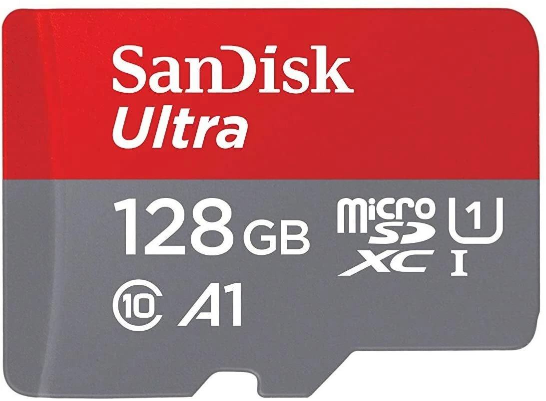 SanDisk 128GB micro SD SDXC Card For LG Wing, Velvet, Stylo 6, Q70, V60,  V50