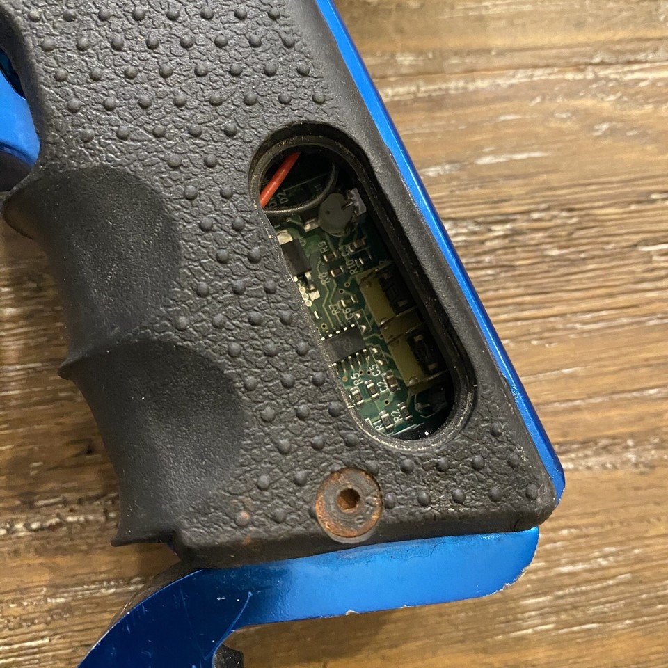 UNTESTED Rare/Vintage Psycho Ballistics Silver Bullet Paintball Gun