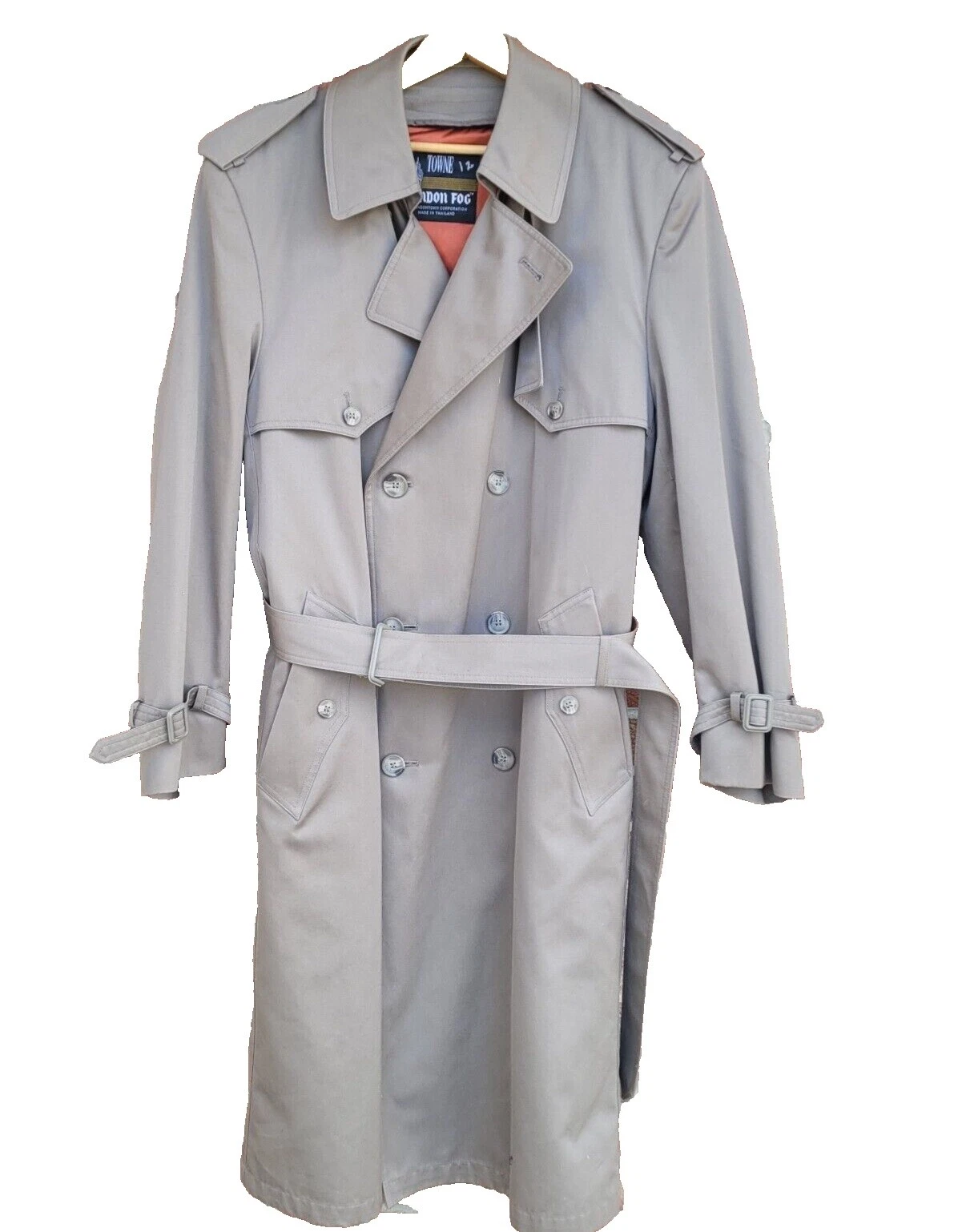 London Fog Trench Coats Jackets for Men