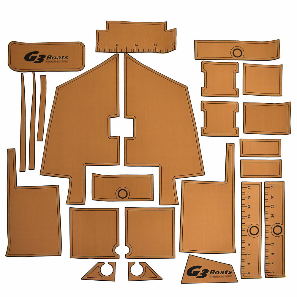 G3 Boat Non-Skid Deck Mats 73346060 | Bay 22 Brown SeaDek 2022