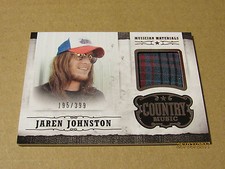 2015 Country Music Musician Materials Silver #40 Jaren Johnston SN 195/399