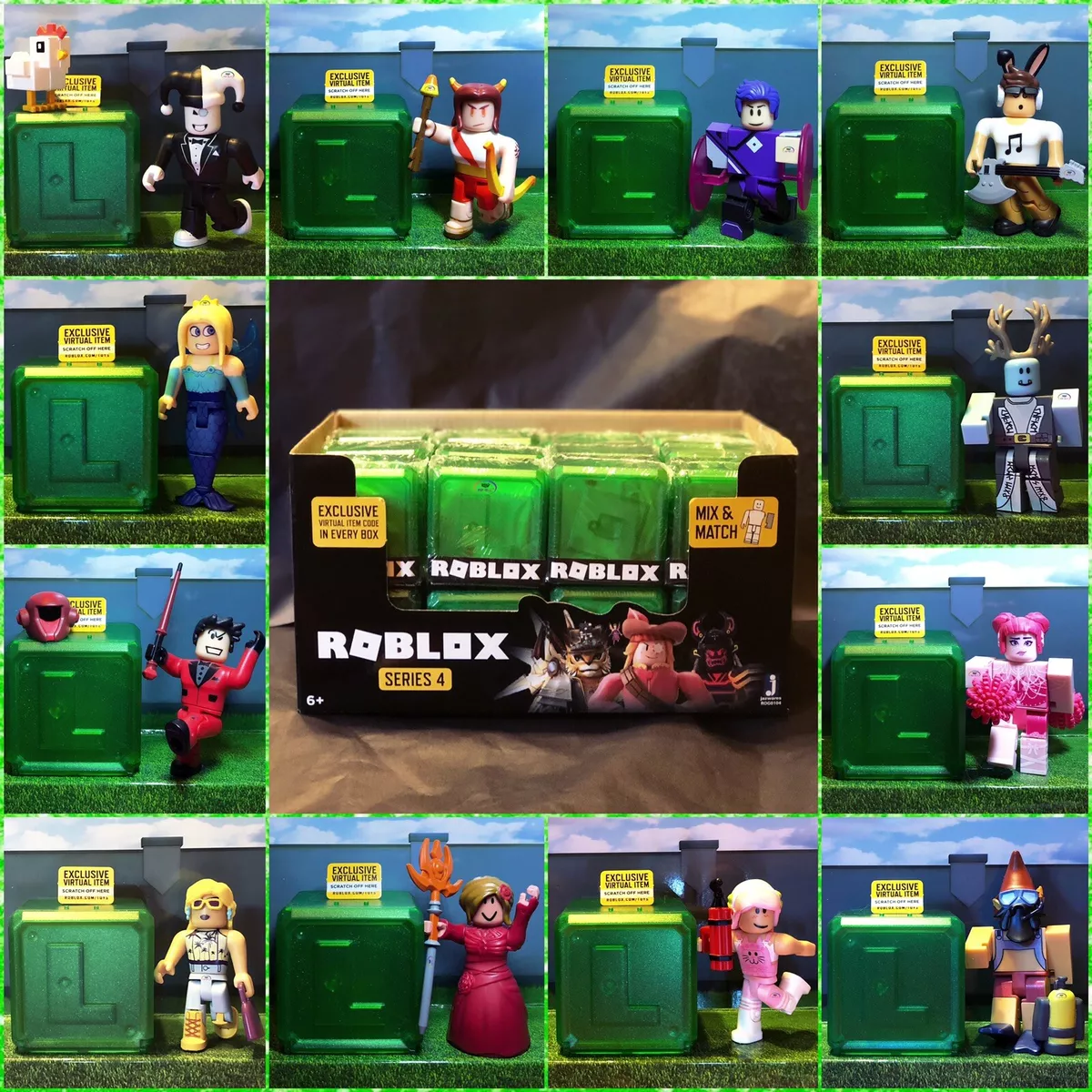 ROBLOX CELEBRITY COLLECTION Exclusive Action Figure 12-Pack Mix n Match  Series 4