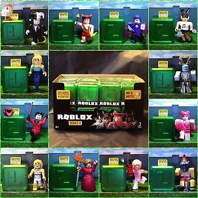 Roblox Celebrity Series 4 Mystery Action Figures Green Box Kids Toys Pack Codes Ebay - sir doge 300 taken roblox