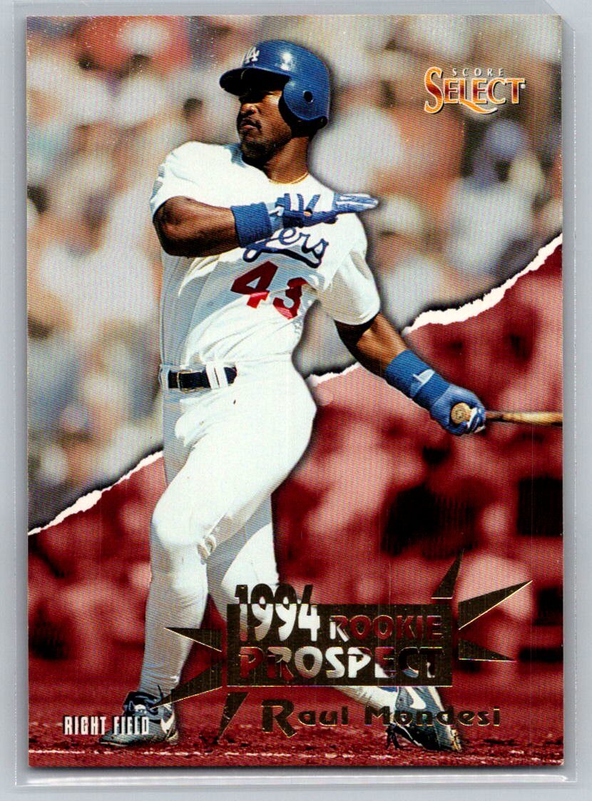 💎1994 Select Baseball #183 Raul Mondesi - Los Angeles Dodgers💎