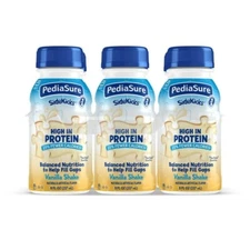 (12 BOTTLES) PediaSure SideKicks Protein Vanilla Shake-8 fl oz (SOLD LOOSE)
