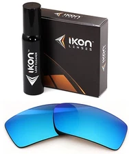 Polarized IKON Iridium Replacement Lenses For Oakley Gascan Ice Blue Mirror