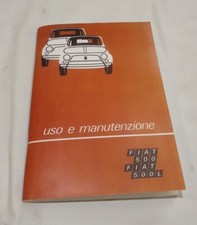 LIBRETTO USO E MANUTENZIONE  FIAT 500EPOCA  MOD  L  ( DOPO  DEL 1972)