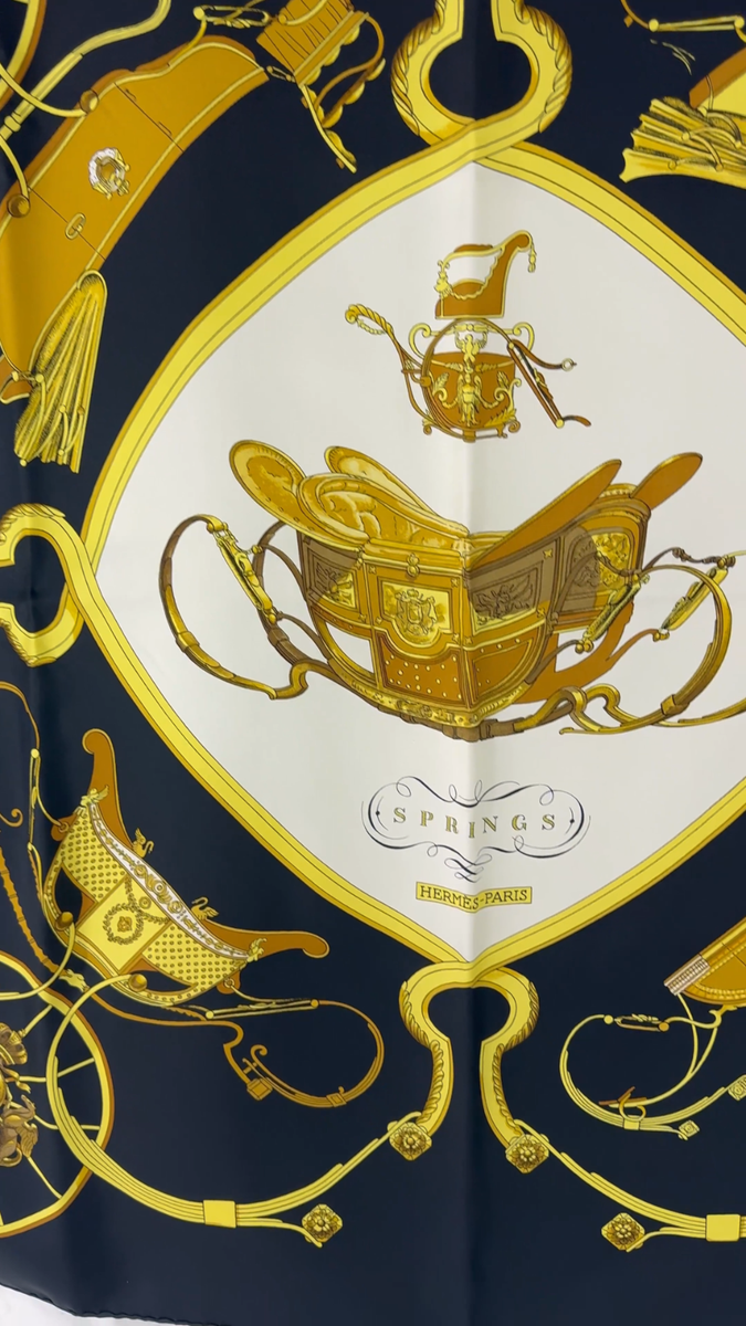 HERMÈS-PARIS- スカーフ Hermes Silk Scarf «Le Pont Neuf à Paris» by Philippe Ledoux