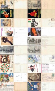 postcards ADVERTISING lot 20 pieces code 020 U