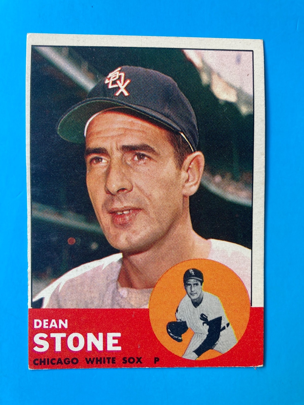 1963 topps baseball #271 Dean Stone Chicago White Sox EX+