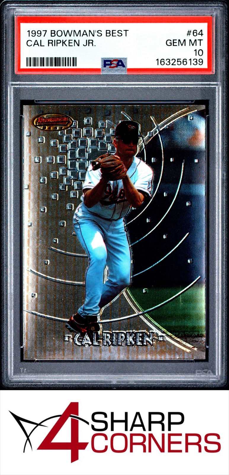 1997 BOWMAN'S BEST #64 CAL RIPKEN JR. ORIOLES HOF PSA 10
