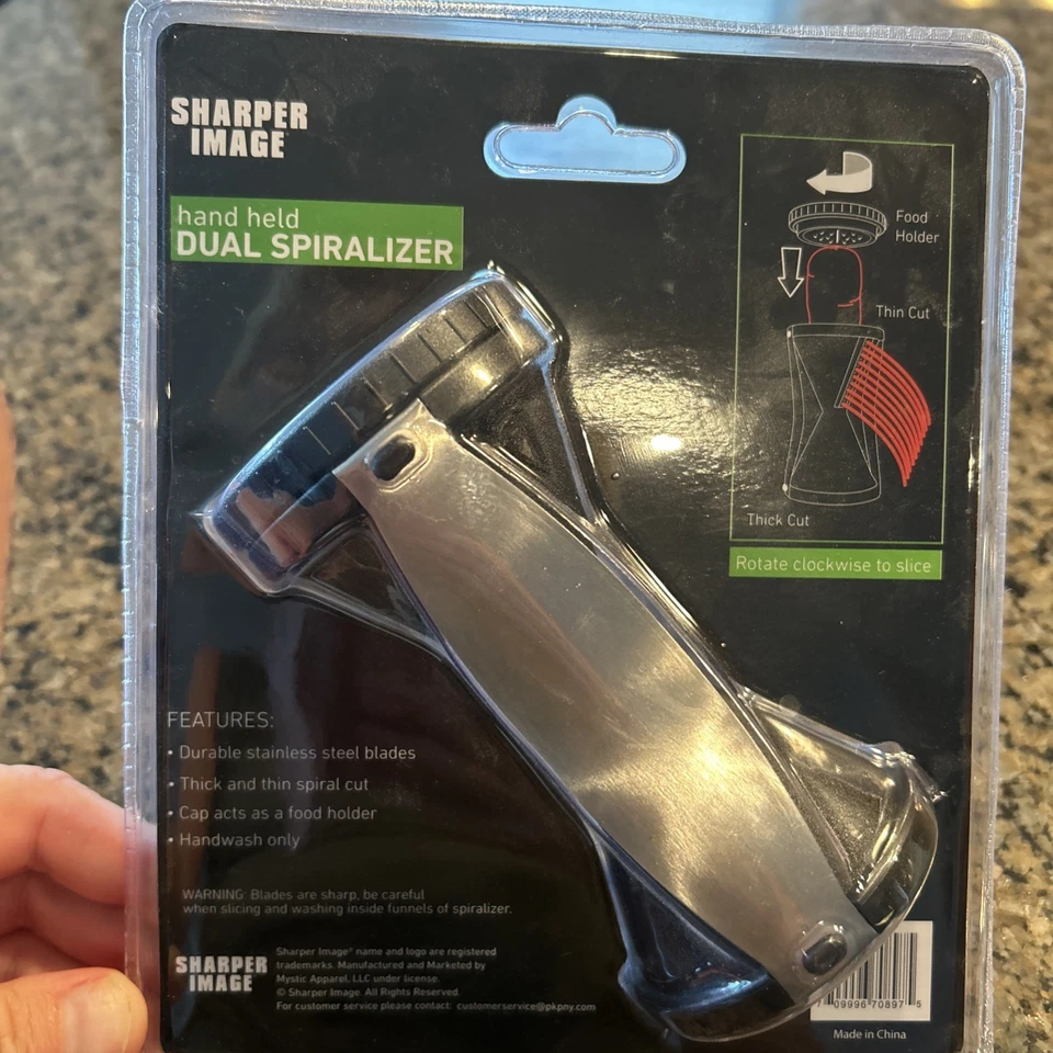Hand Held Dual Spiralizet by Sharper Image New and Unopened - Image 2 of 4