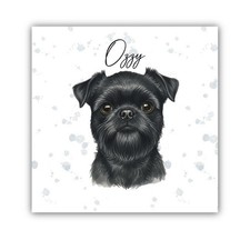  Brussels Griffon Personalised Fridge Magnet Custom Gift Dog Locker Toolbox Pet