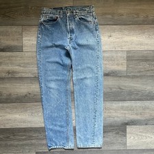 Vintage 80s/90s Levi's Men's 31x32 501 XX Jeans Light Blue Wash Denim USA