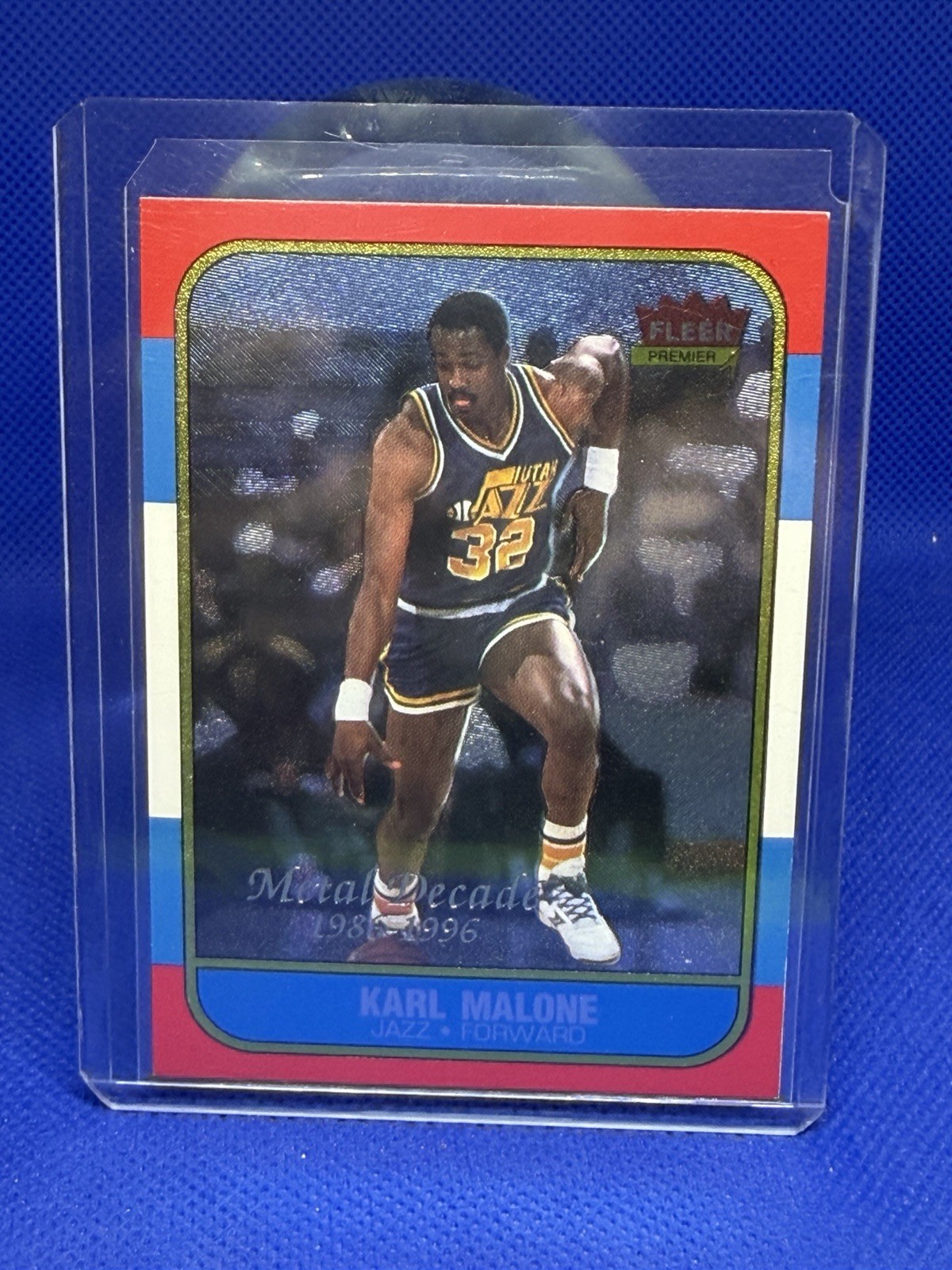 1996-97 Fleer Metal Decade of Excellence #M5 Karl Malone