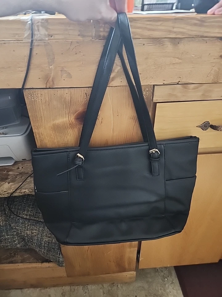 BOLSO DE HOMBRO MICHAEL KORS CUERO NEGRO 2012 30F2GTTT8L NUEVO CON ETIQUETAS Foto 3 de 4