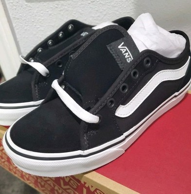 Vans Filmore Decon Sz 6 Black White Suede Canvas NIB