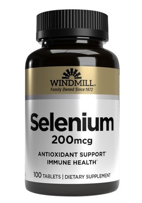 Selenium 200 mcg Supplement  Antioxidant Support for Immune & Thyroid Health 100