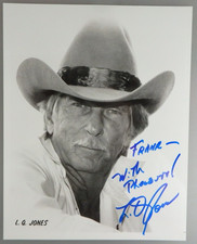Autogramm US Film- und TV Schauspieler L. Q. Jones Gro&szlig;foto 26 x 21 cm (148152)