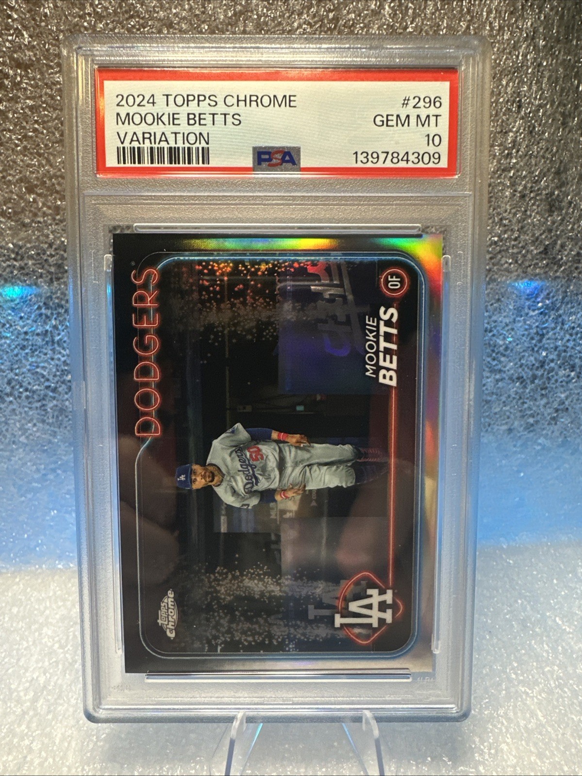2024 Topps Chrome Variation- Mookie Betts #296 PSA 10 🔥🔥￼