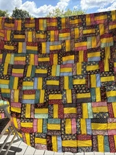 Quilt Top 88” X 100” Machine Stitched