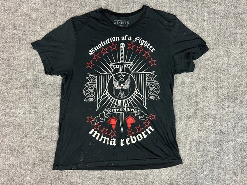 MMA - Jorge Dliueira - Kinetix - Vintage - Single Stitch - BEATER - Fighter - M - product listing photo