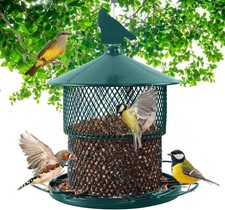 Metal Bird Feeder for Outside Hanging, Bird Feeders Squirrel Proof, 4 Lbs ,