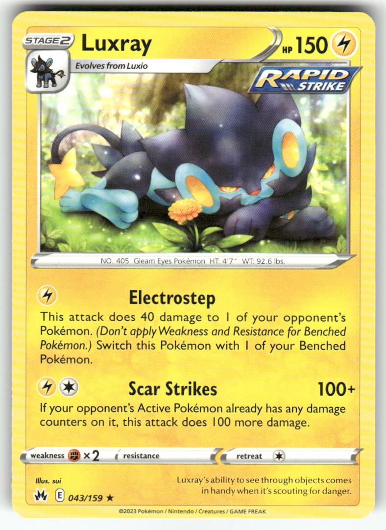 LUXRAY 043/159 Crown Zenith LP
