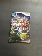 super smash bros brawl wii manual only