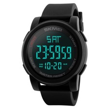 SKMEI Simple Digital Men s Military Watches Waterproof Electronic LED Double ...