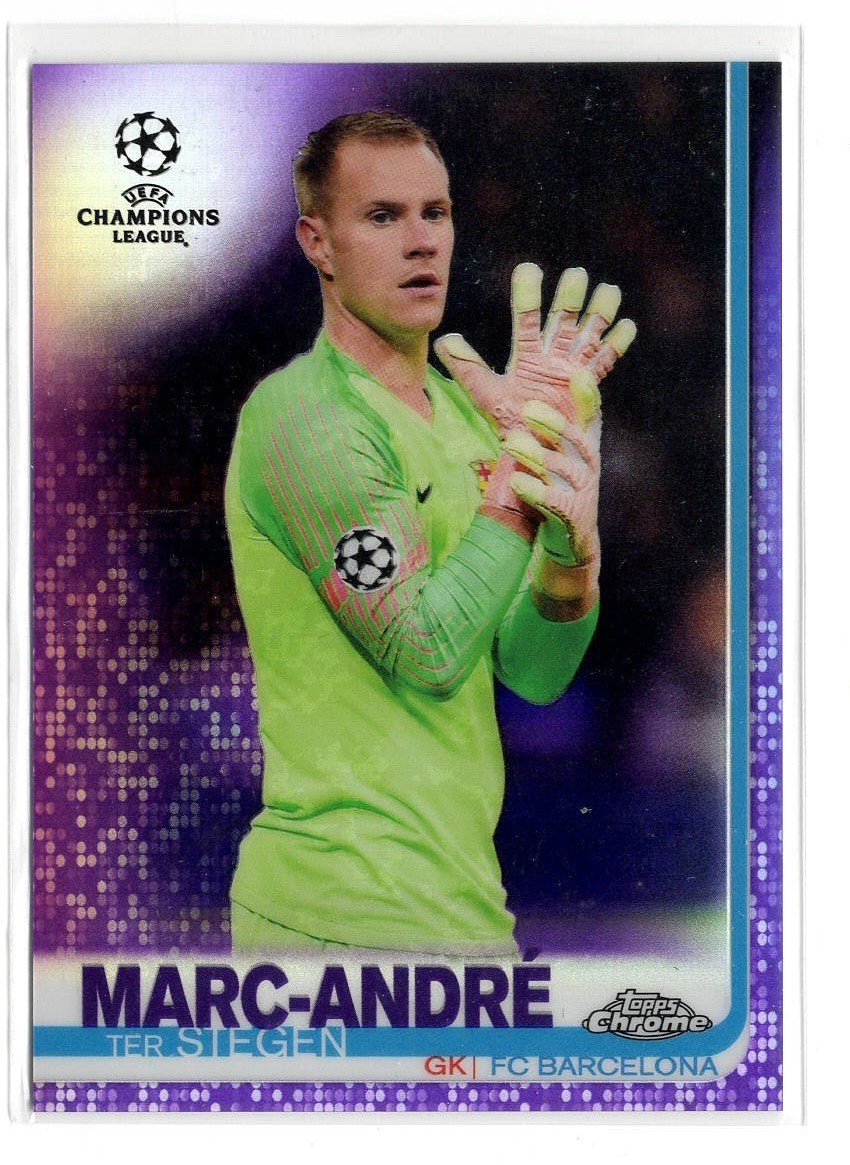 2018-19 Topps Chrome UCL Purple Refractor /250 Marc-Andre ter Stegen #4 | SP