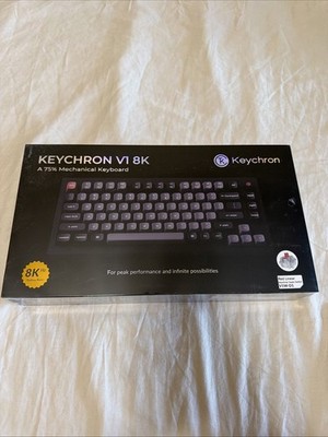 Keychron V1 8K 75% Mechanical Keyboard Red Linear Keychron Super Switch