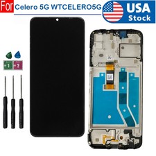 LCD Display Touch Screen Digitizer w/Frame For Boost Mobile Celero 5G WTCELERO5G