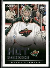 2013-14 Score Darcy Kuemper RC #601 Minnesota Wild