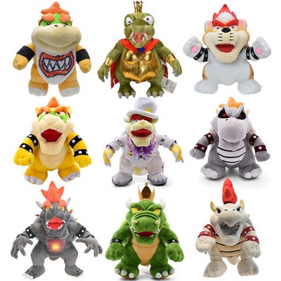 Super Mario Bros Bowser Meowser Plush Stuffed Doll Toys Kid Birthday Xmas Gifts