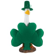 St. Patrick's Day Goose Outfit Clover Porch Goose Outfit Festivals Lawn Goose...