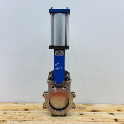 Orbinox 6'' ET Pneumatic Knife Gate Valve CL150 SS304   New