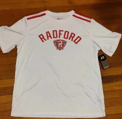 Russell Athletic Radford Highlanders NCAAMen's Fan T-ShirtXL(46-48)White RedC#10 - Image 1 of 4