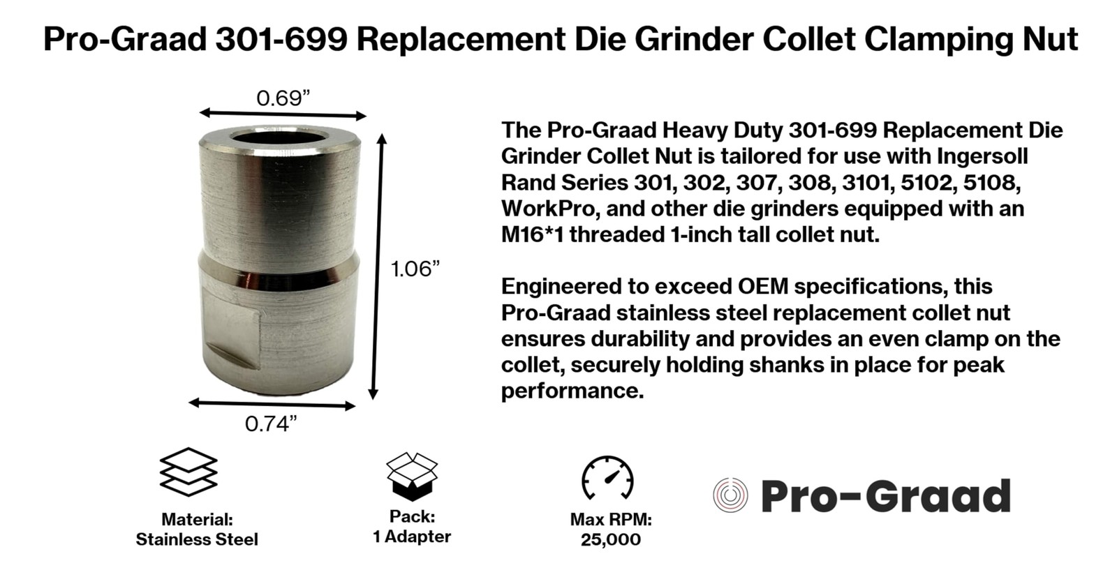 Replacement Die Grinder Parts