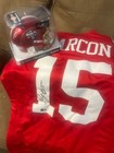 Ricky Pearsall autographed mini flash alternate 49er's helmet beckett certified — photo 1