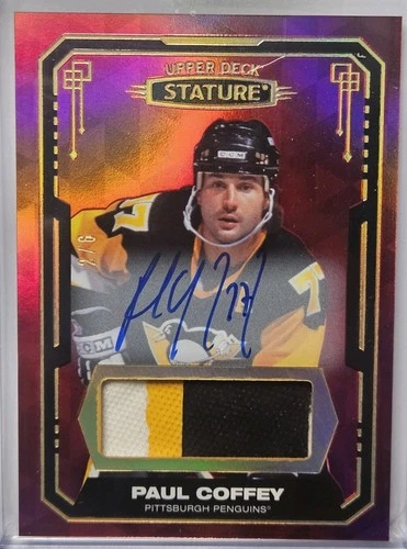 2024/25 Stature Hockey Paul Coffey Patch Auto 2/6 Pittsburgh Penguins 3CLRS