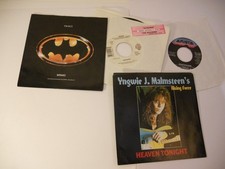 PRINCE Batdance 1989 7" single 45 Batman movie soundtrack + ghostbusters 45 wo12