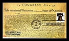 DR JIM STAMPS US COVER LIBERTY BELL FIRST CLASS FOREVER FDC ALL OVER BGC