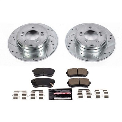 Power Stop K7505 Z23 Daily Driver Brake Pad and Z23 Evolution Brake Rotor Kit
