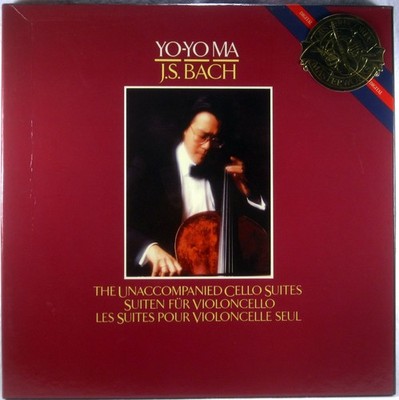 3 LP BOX CBS MASTERWORKS DIGITAL JS Bach YO-YO MA Cello Suites HOLLAND D3-37867