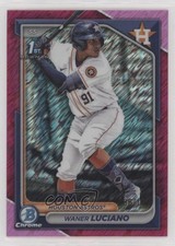2024 Bowman Chrome Prospects Fuchsia Shimmer Refractor /199 Waner Luciano 1i72