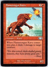 Flametongue Kavu 60 U Planeshift Magic the Gathering MTG LP