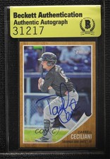 BAS 2011 Topps Heritage Minor League Edition Darrell Ceciliani #81 Authentic ur8